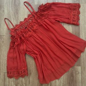 BCX Cold Shoulder Top